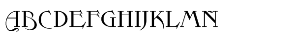 Skjald Regular Font UPPERCASE