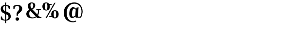 Skopex Serif-Bold Caps Font OTHER CHARS