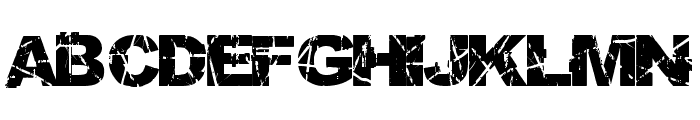 Skratch Punk Font LOWERCASE