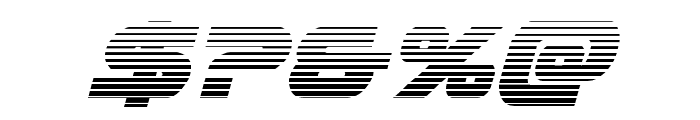 Skyhawk Scanlines Italic Font OTHER CHARS