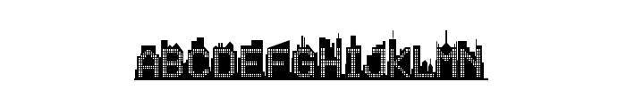 Skyline Font UPPERCASE