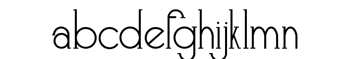 Skyliner-Regular Font LOWERCASE