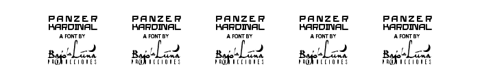 SL Panzerkardinal Font OTHER CHARS