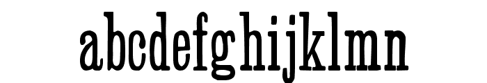Slab Serif HPLHS Font LOWERCASE