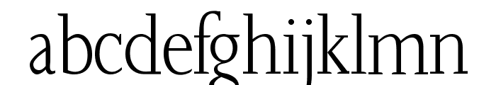 SlabRoundSerif-Light Font LOWERCASE