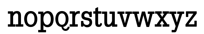 SlabTallX-Medium Font LOWERCASE