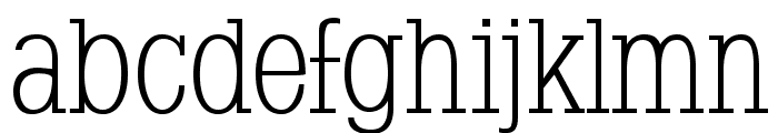 SlabserifXhigh Font LOWERCASE