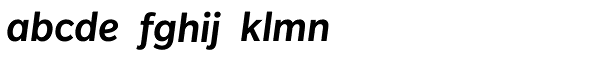 Slate Pro Medium Italic Font LOWERCASE