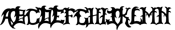 Slayer Dragon Font UPPERCASE
