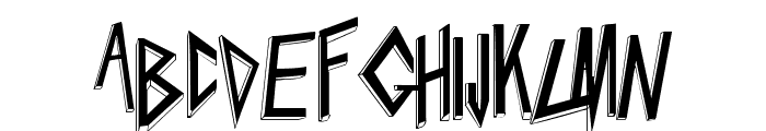 Slaytanic Font LOWERCASE