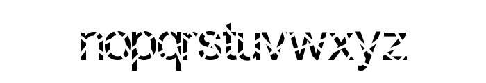 Sliced Font LOWERCASE