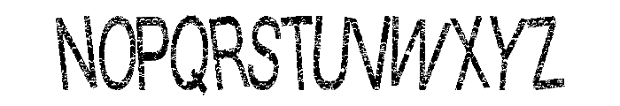 Slightly Intoxicated Font UPPERCASE
