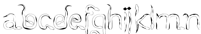 SlitherNN Font LOWERCASE