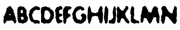 Sludge-Bucket Font LOWERCASE