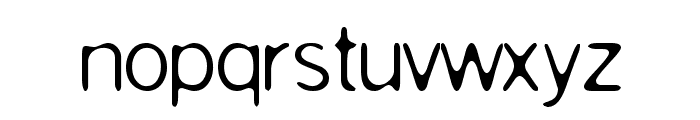 Slurry Font LOWERCASE