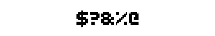 Small Bold Pixel-7 Font OTHER CHARS