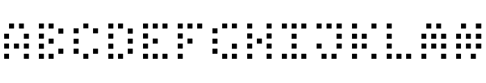 Small Dot Digital-7 Font UPPERCASE