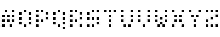 Small Dot Digital-7 Font LOWERCASE