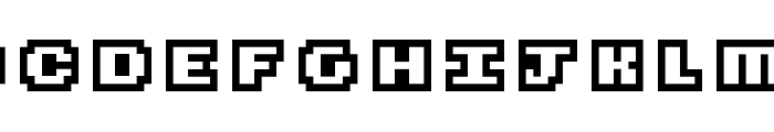 Small Hollows Font LOWERCASE