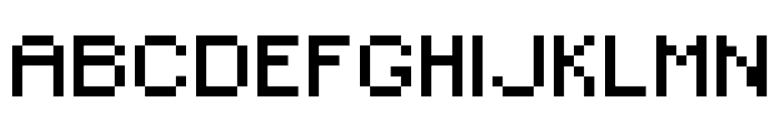 Small Pixel Regular Font UPPERCASE
