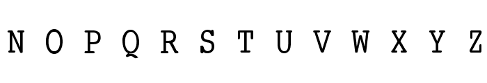 SmallTypeWriting-Medium Font UPPERCASE