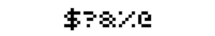 Smallest Pixel-7 Font OTHER CHARS