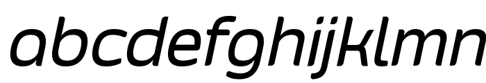 Smoolthan Medium-Italic Font LOWERCASE
