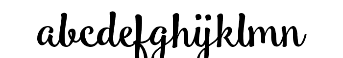 Smoothie Shoppe Font LOWERCASE