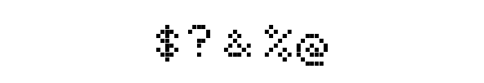 Snap 2 Grid Regular Font OTHER CHARS