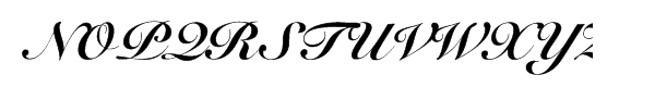 Snell Roundhand™ Script Black Font UPPERCASE