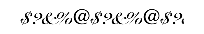 Snell Roundhand Script Std Bold Font OTHER CHARS