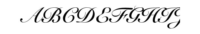 Snell Roundhand Script Std Bold Font UPPERCASE