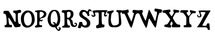 Snidely Font LOWERCASE