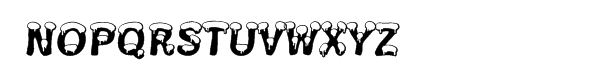 Snowa Snow Font LOWERCASE