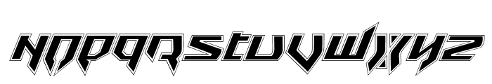 Snubfighter Academy Italic Font LOWERCASE