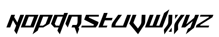 Snubfighter Condensed Italic Font UPPERCASE