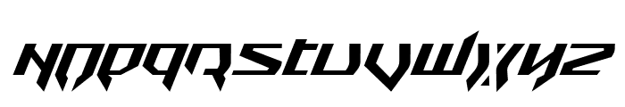 Snubfighter Italic Font LOWERCASE