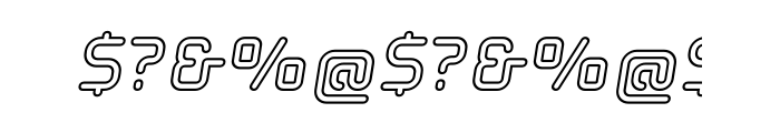 Solaris Inline Oblique OT Font OTHER CHARS