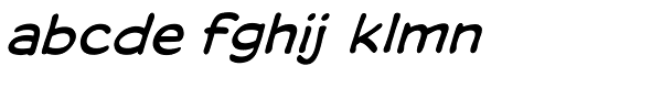 Soliloquous Italic Font LOWERCASE