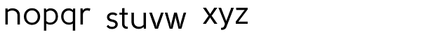 Solomon Sans Normal Font LOWERCASE
