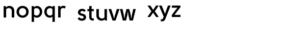 Solomon Sans Semi Bold Font LOWERCASE