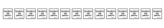 Sombras-Jed- Font UPPERCASE