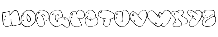 Some bubbles Font UPPERCASE