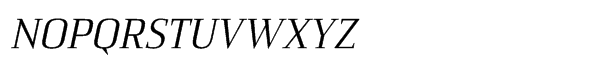 Sommet Serif Std Italic Font UPPERCASE