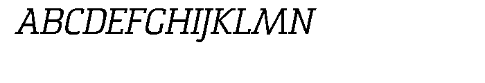 Sommet Slab Italic