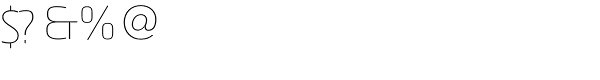 Sommet Thin Font OTHER CHARS