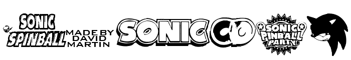 Sonic Mega Font Font OTHER CHARS