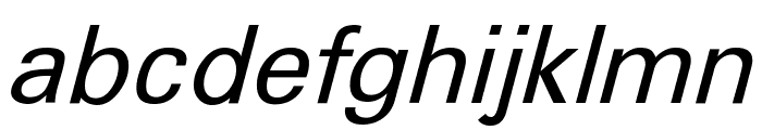 Sophia Nubian Italic Font LOWERCASE