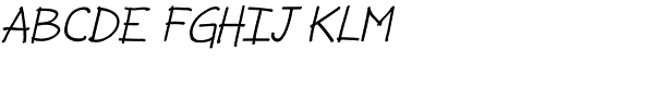 Sorbet Bold Italic Font UPPERCASE