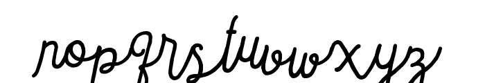 Sortdecai Cursive Wild Script Font LOWERCASE